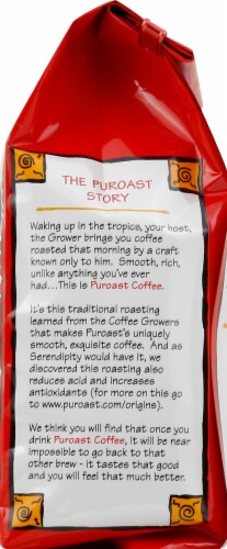 Puroast Low-Acid House Blend Ground Coffee Perspective: right