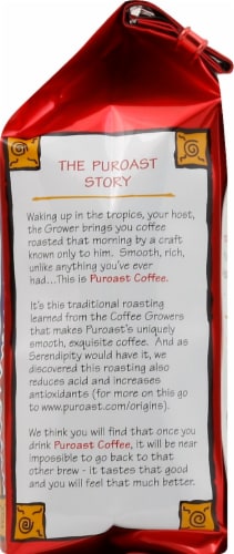 Puroast Low Acid Dark French Roast Coffee Perspective: right
