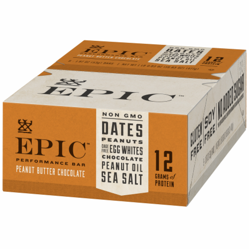EPIC® Peanut Butter Chocolate Performance Bars Perspective: right