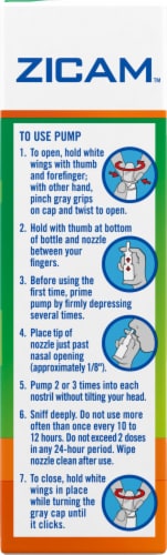 Zicam® Extreme Congestion Relief with Soothing Aloe Vera No Drip Nasal Spray Perspective: right