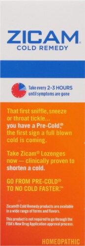 Zicam Cold Remedy Wild Cherry Flavor Lozenges 25 Count Perspective: right