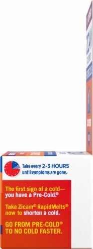 Zicam® Cold Remedy Elderberry Citrus Flavor Rapidmelts® Perspective: right