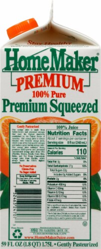 HomeMaker® Original Premium Orange Juice Perspective: right