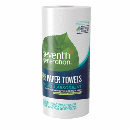 Seventh Generation 100% Recycled Paper Jumbo Paper Towels Perspective: right