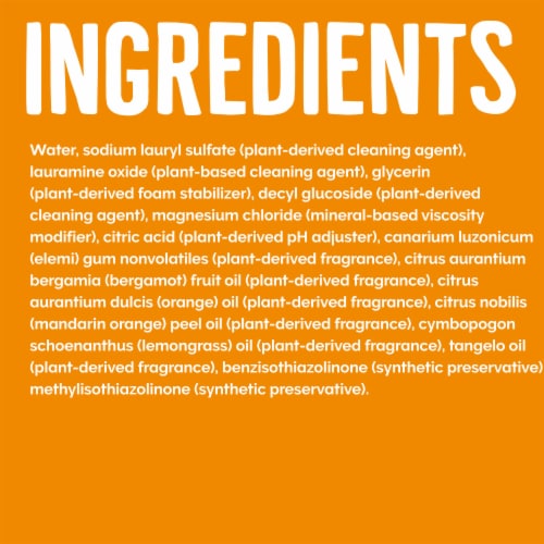 Seventh Generation Clementine Zest & Lemongrass Dish Liquid Soap Perspective: right