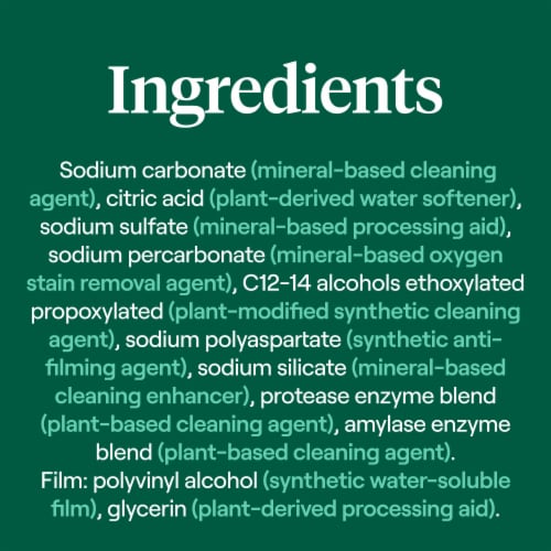 Seventh Generation™ Free & Clear Dishwasher Detergent Packs Perspective: right