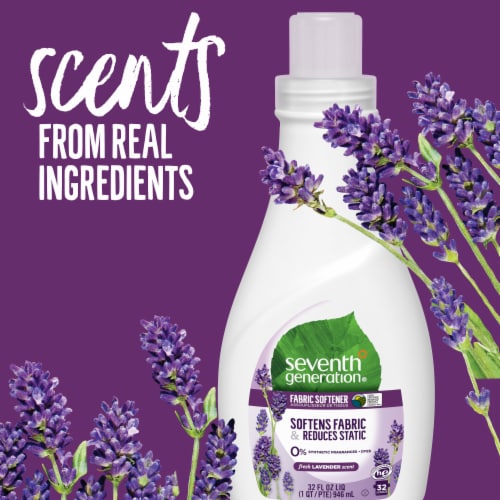 Seventh Generation Liquid Fabric Softener Lavender Perspective: right
