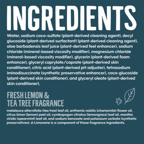 Seventh Generation Fresh Lemon & Tea Tree scent Hand Soap Perspective: right