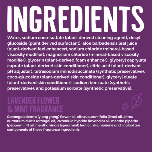 Seventh Generation Lavender Flower & Mint Scent Hand Soap Perspective: right