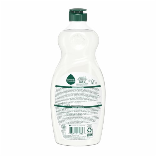 Seventh Generation Lavender Flower & Mint Scent Dish Soap Liquid Perspective: right