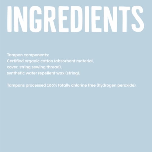 Seventh Generation Regular Absorbency Tampons Perspective: right