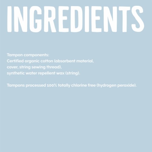 Seventh Generation Regular Absorbency Tampons Perspective: right