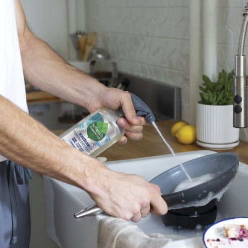 Seventh Generation Power+ Foaming Dish Spray Dishwashing Soap Free & Clear Perspective: right