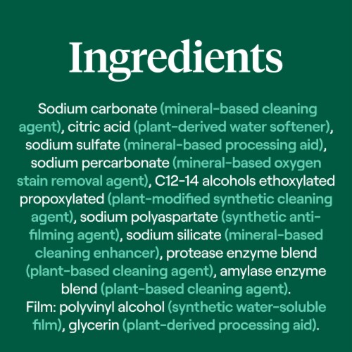 Seventh Generation Free & Clear Dishwasher Detergent Packs Perspective: right