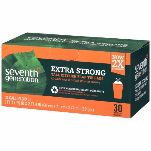 Seventh Generation 13 Gallon Tall Kitchen Bags Perspective: right
