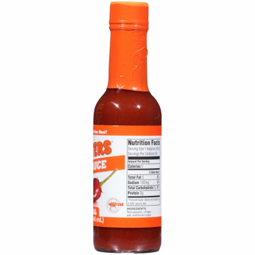 Hooters Original Hot Sauce Perspective: right