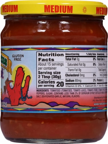 Red Cactus America's Sweet Salsa Medium Perspective: right