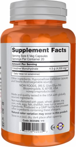 NOW® Sports Creatine Monohydrate Perspective: right