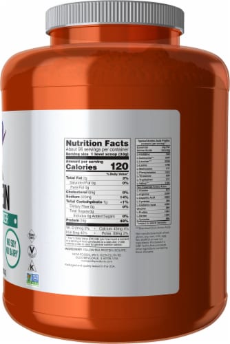 NOW® Foods NOW Sports Pea Protein Powder Perspective: right