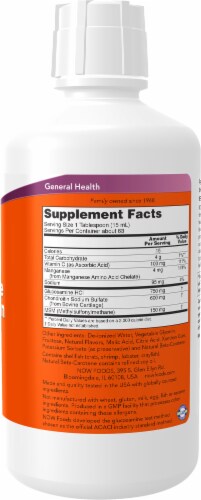 NOW Liquid Glucosamine & Chondroitin with MSM Perspective: right