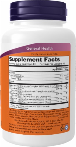 NOW Super Colostrum Perspective: right