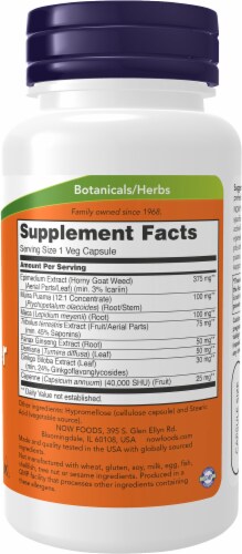 Now Men's Virility Power Vegetarian Capsules Perspective: right
