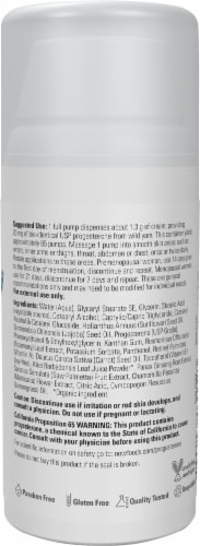 NOW® Solutions Natural Progesterone Cream Unscented Perspective: right