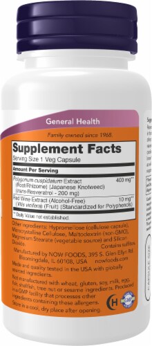 NOW Foods Natural Resveratrol Perspective: right