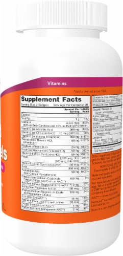 NOW® Foods Liquid Multi Gels Perspective: right