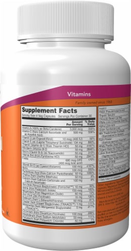 NOW® Foods Special Two Multi Vitamin Veg Capsules Perspective: right