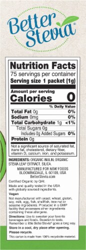 NOW BetterStevia™ Organic Zero Calorie Sweetener Perspective: right