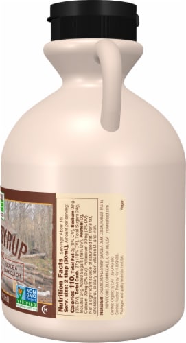 NOW Real Food Organic Grade A Maple Syrup Perspective: right