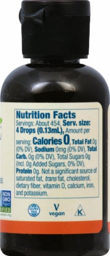 NOW Foods BetterStevia® Liquid Sweetener Original Perspective: right