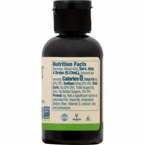 NOW Foods  BetterStevia® Organic Liquid Sweetener Perspective: right