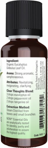 NOW® Organic Essential Oils Eucalyptus Perspective: right