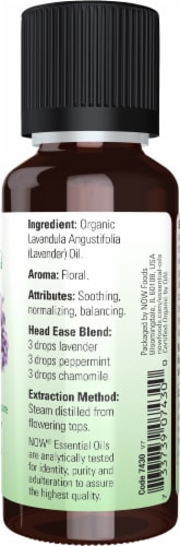 NOW®   Organic Essential Oils Lavender Perspective: right