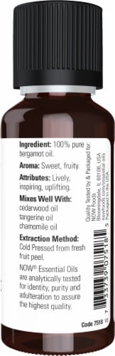 NOW® Essential Oils Bergamot Perspective: right