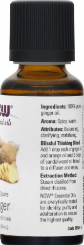 NOW® Essential Oils Ginger Perspective: right