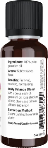 NOW® Essential Oils Geranium Perspective: right