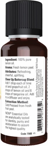 NOW® Essential Oils Lemon Perspective: right
