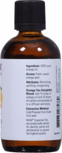 NOW® Orange Essential Oil Perspective: right