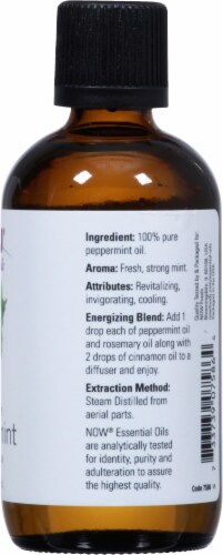 NOW® Essential Oils Peppermint Perspective: right