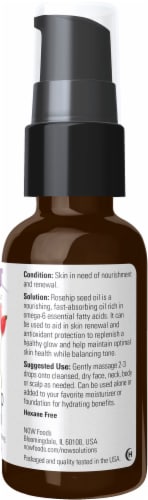 NOW® Rose Hip Seed Oil Perspective: right