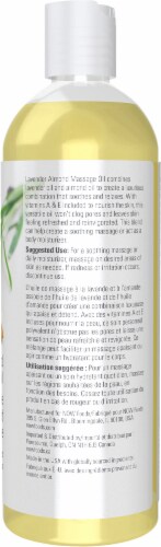 NOW® Lavender Almond Massage Oil Perspective: right