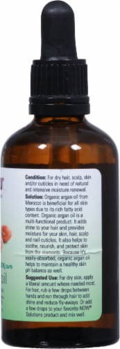 NOW® Organic Argan Oil Perspective: right