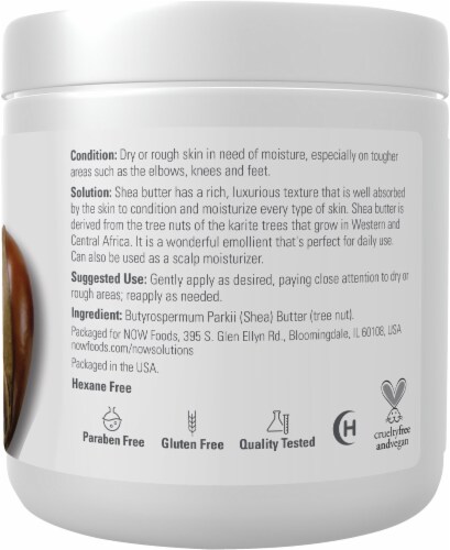 NOW® Solutions Shea Butter Lotion Perspective: right