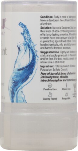 NOW®  Nature's Deodorant Stick Perspective: right