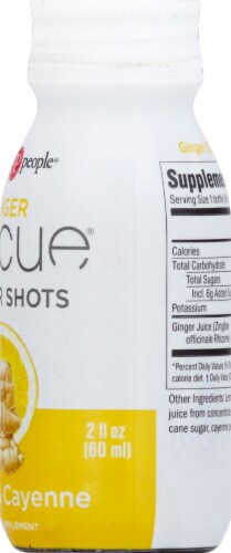 The Ginger People® Lemon & Cayenne Ginger Rescue® Ginger Shots Perspective: right