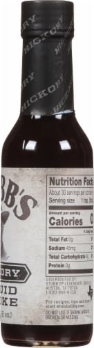 Stubb's Hickory Liquid Smoke Sauce Perspective: right