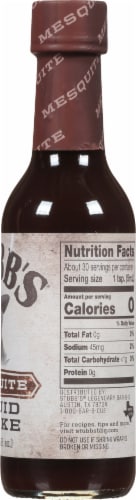 Stubb's® Mesquite Liquid Smoke Steak Sauce Perspective: right